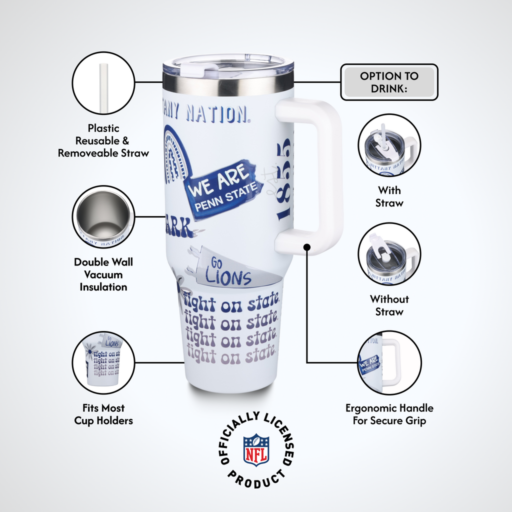 40oz Team Spirit Tumblers I |  Penn State University