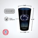 2-Pack Ombre Pint Glasses I |  Penn State University