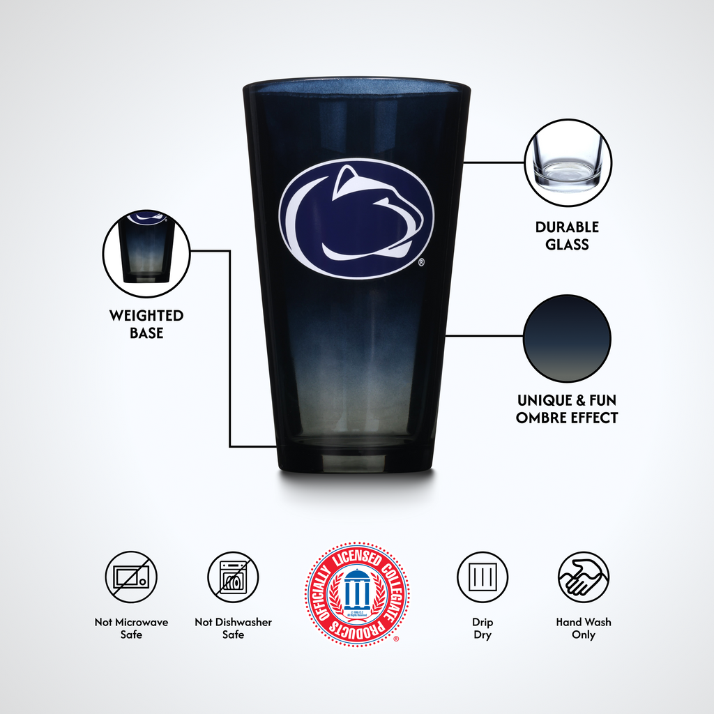 2-Pack Ombre Pint Glasses I |  Penn State University