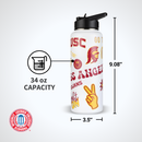 34oz Team Spirit Water Bottle I |  University Of Southern California