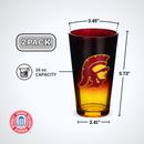 2-Pack Ombre Pint Glasses I |  University Of Southern California