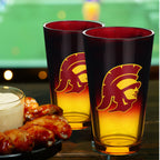 2-Pack Ombre Pint Glasses I |  University Of Southern California