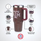 40oz TC Bling Game Tumbler w/ Vintage logo I |  Texas A&M University