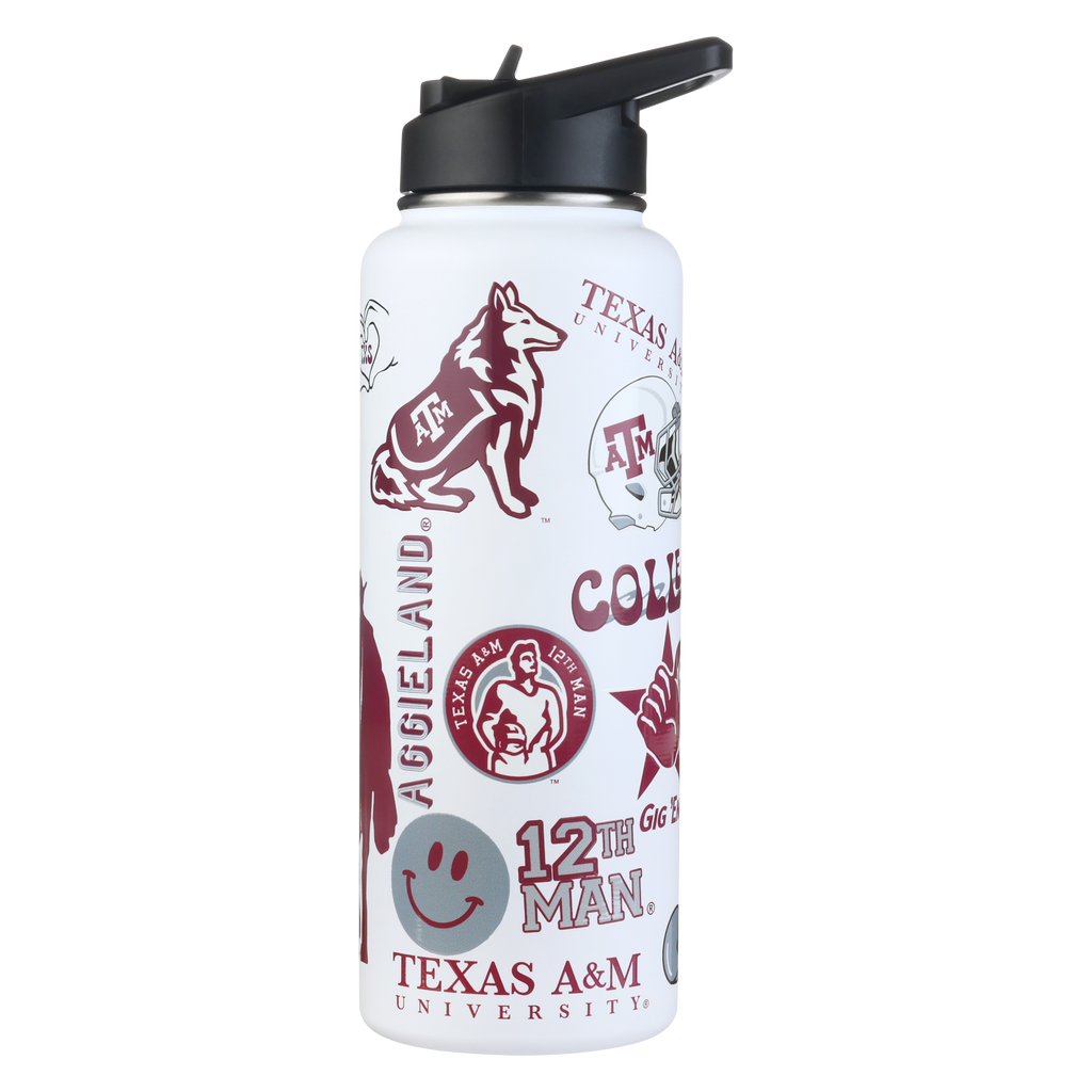 34oz Team Spirit Water Bottle I |  Texas A&M University
