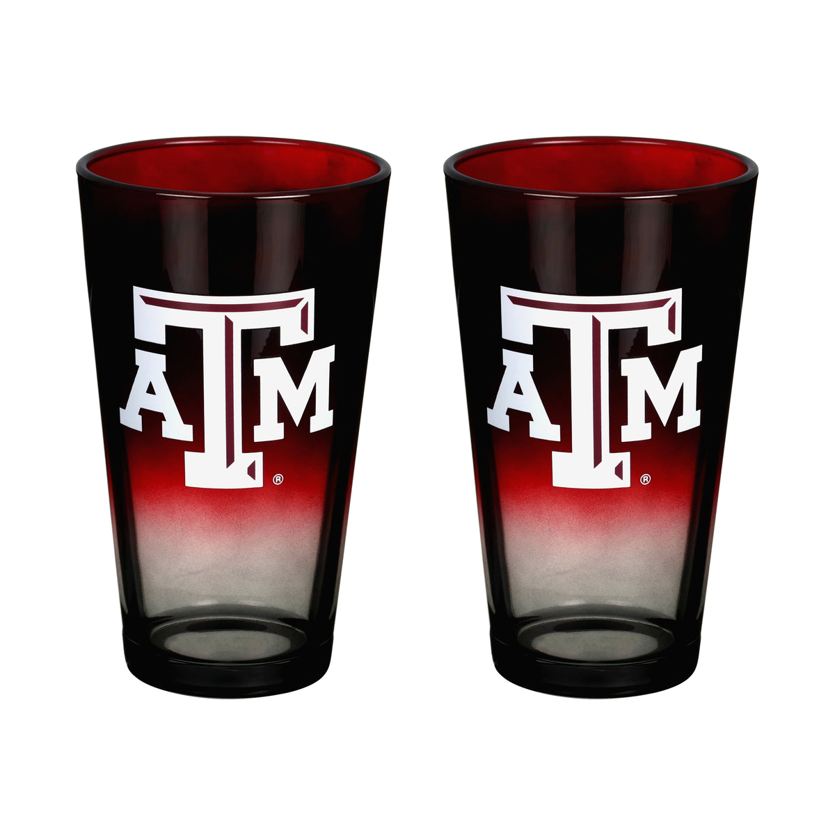 2-Pack Ombre Pint Glasses I |  Texas A&M University
