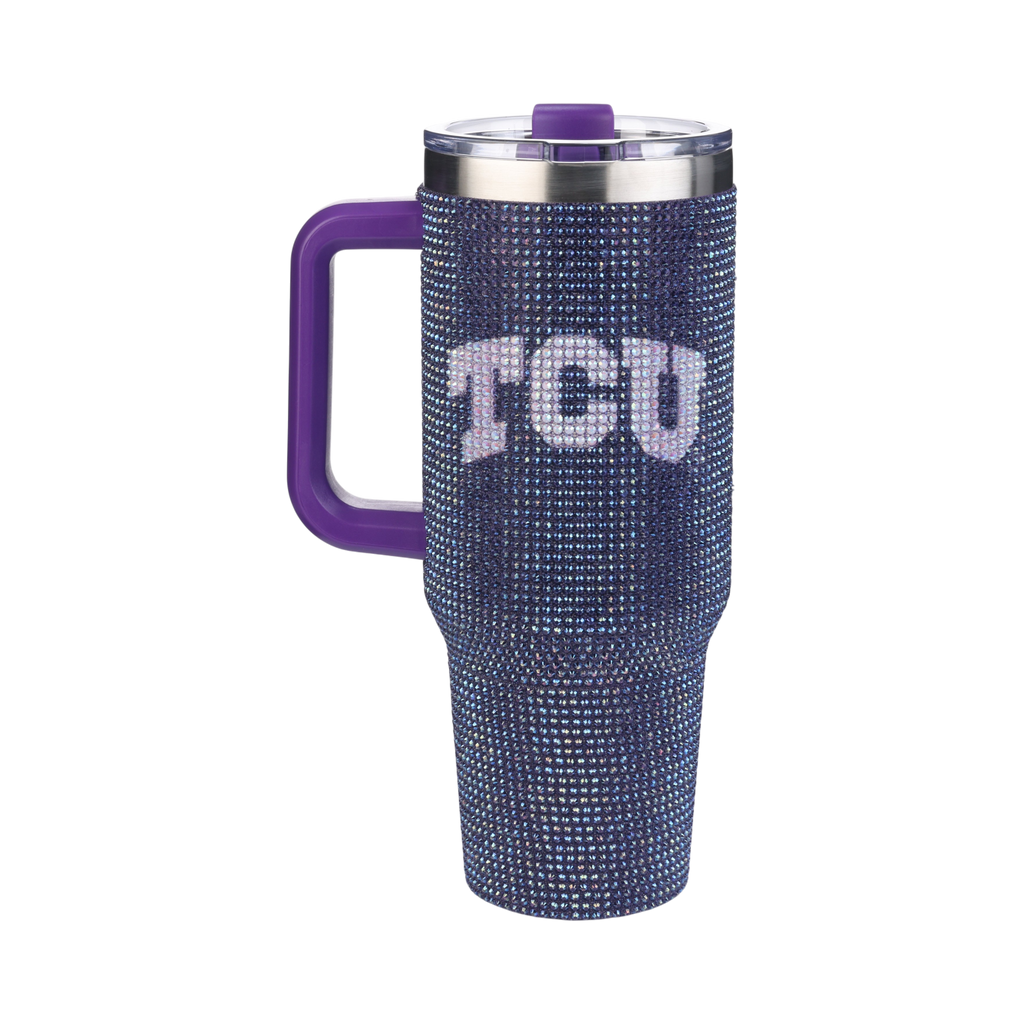 40oz TC Bling Game Tumbler w/ Vintage logo I |  Texas Christian University