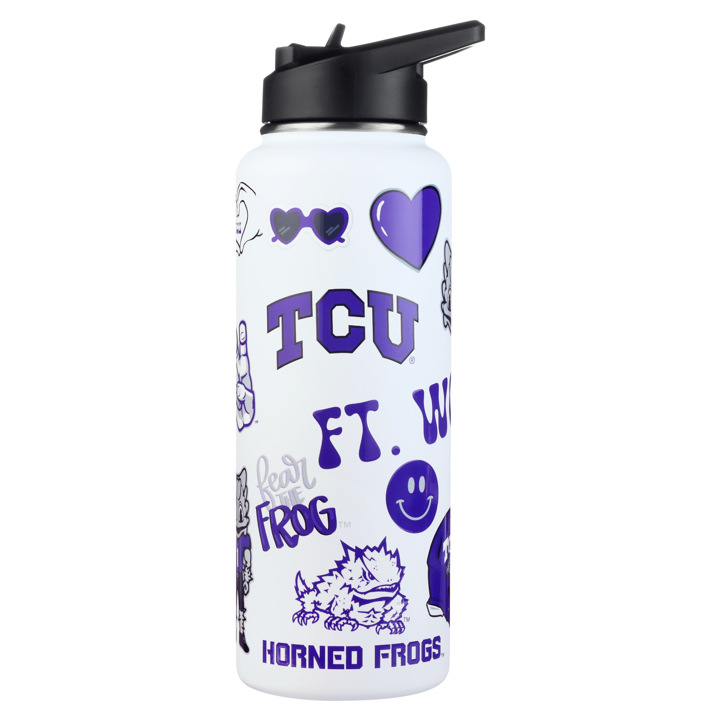 34oz Team Spirit Water Bottle I |  Texas Christian University