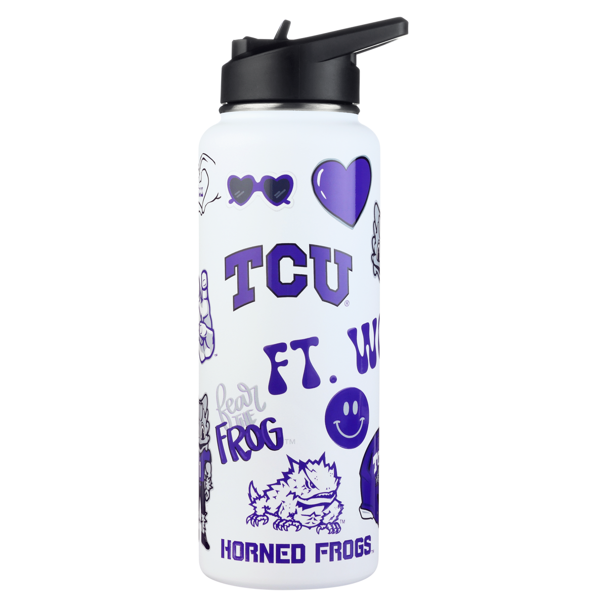 34oz Team Spirit Water Bottle I |  Texas Christian University