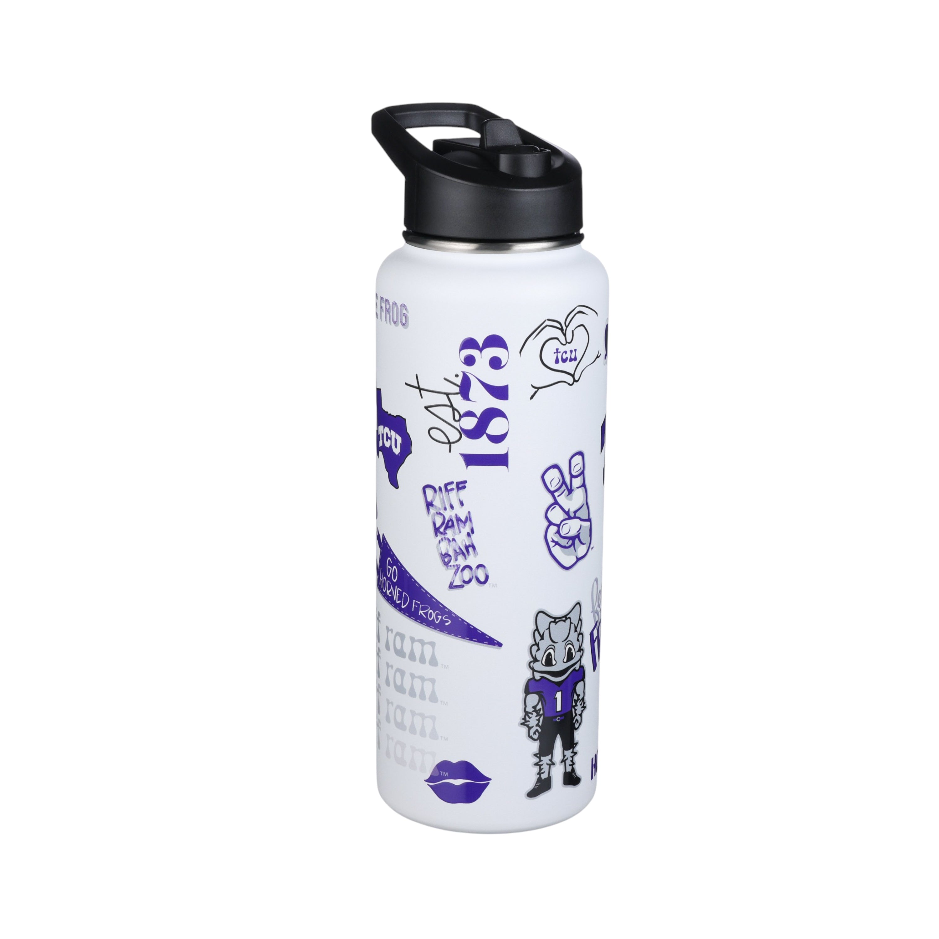 34oz Team Spirit Water Bottle I |  Texas Christian University