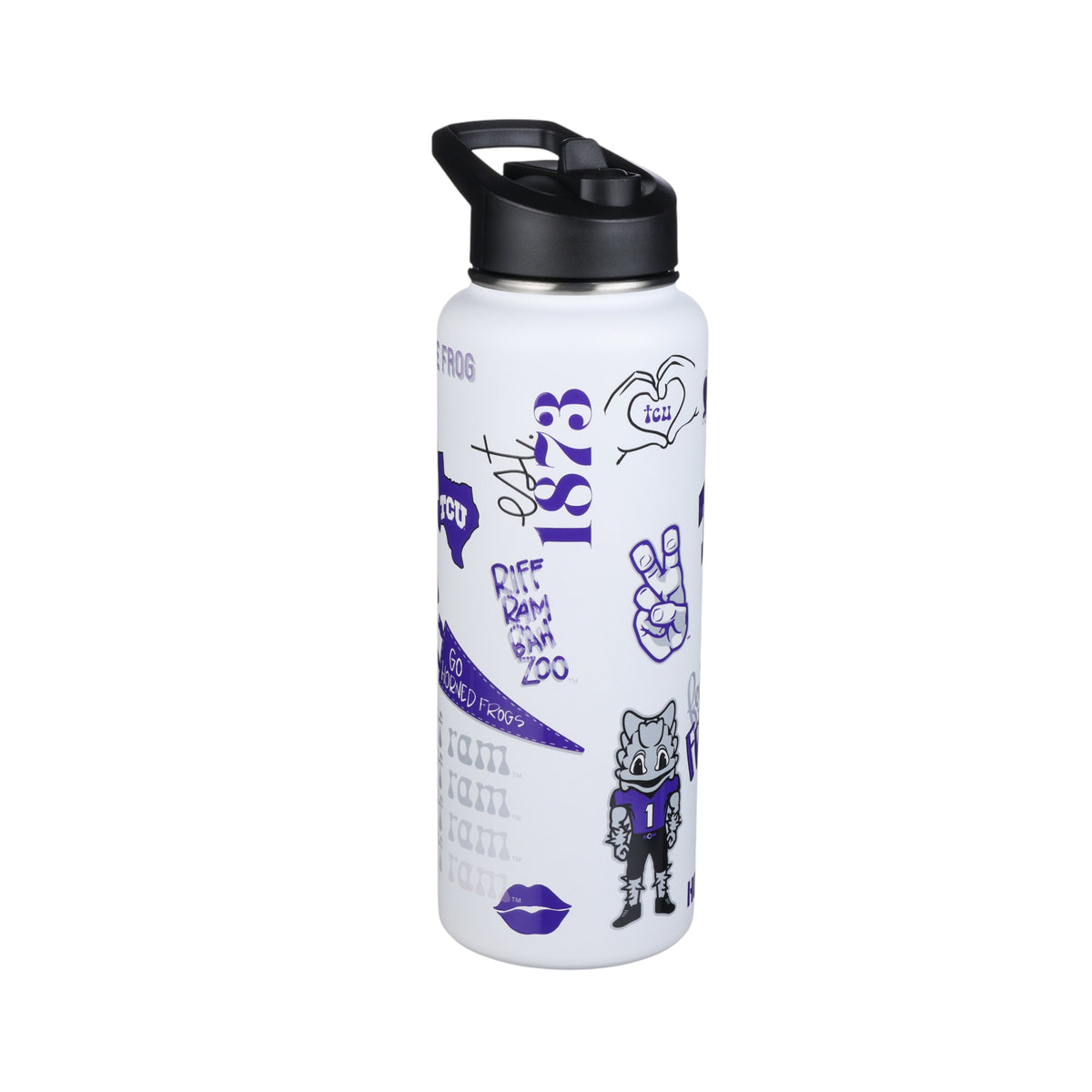 34oz Team Spirit Water Bottle I |  Texas Christian University