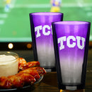 2-Pack Ombre Pint Glasses I |  Texas Christian University
