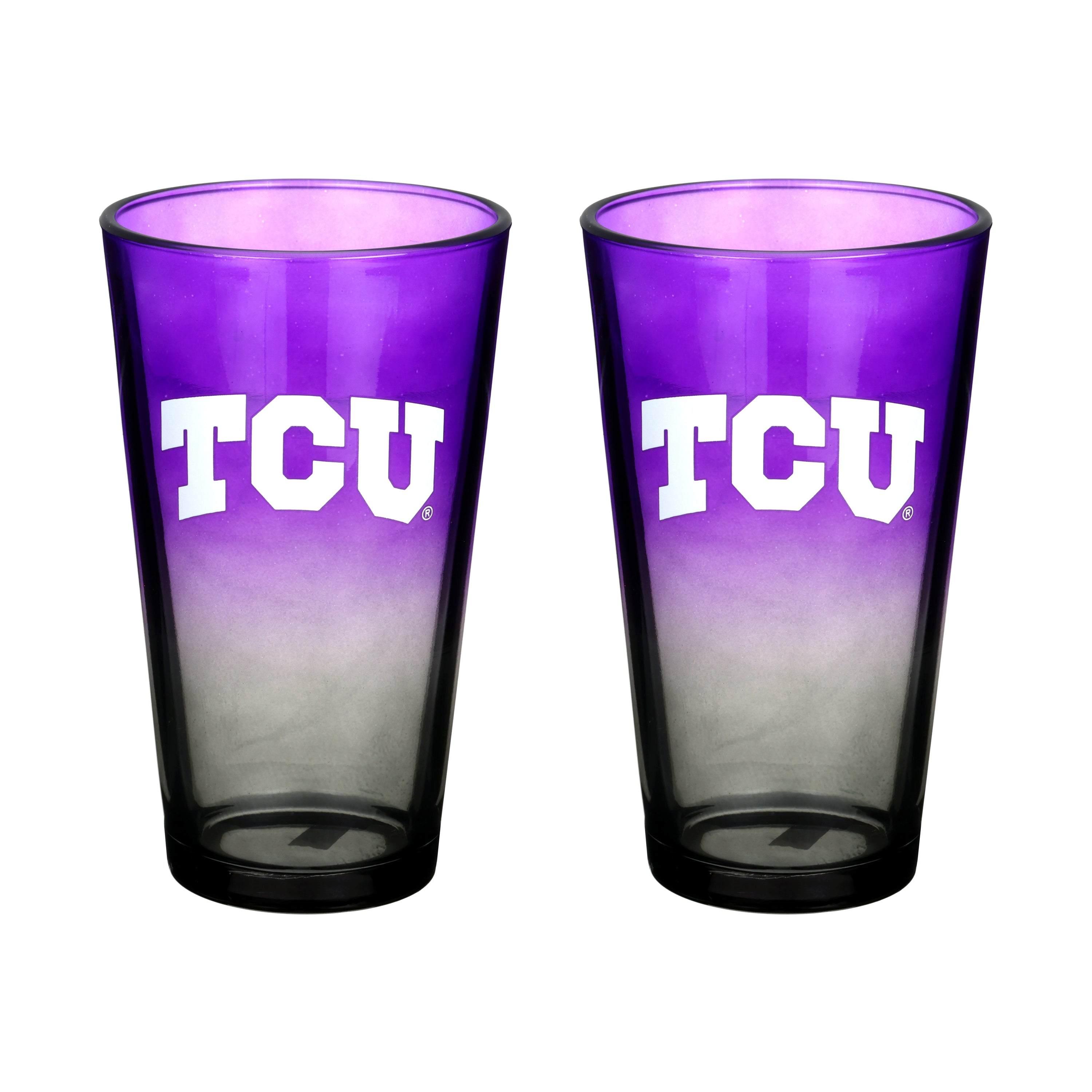 2-Pack Ombre Pint Glasses I |  Texas Christian University