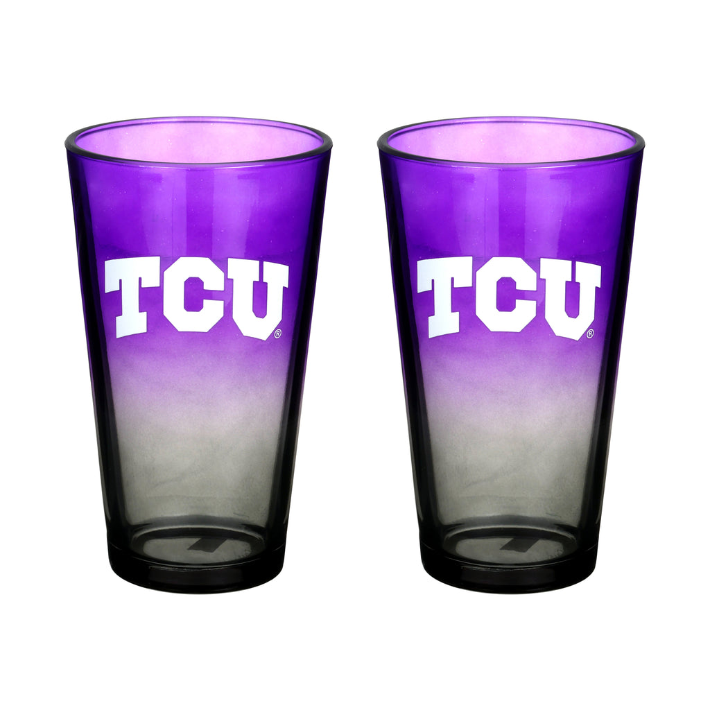 2-Pack Ombre Pint Glasses I |  Texas Christian University