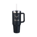 40oz Black Tumbler Lazer Engraved I |  University Of Texas
