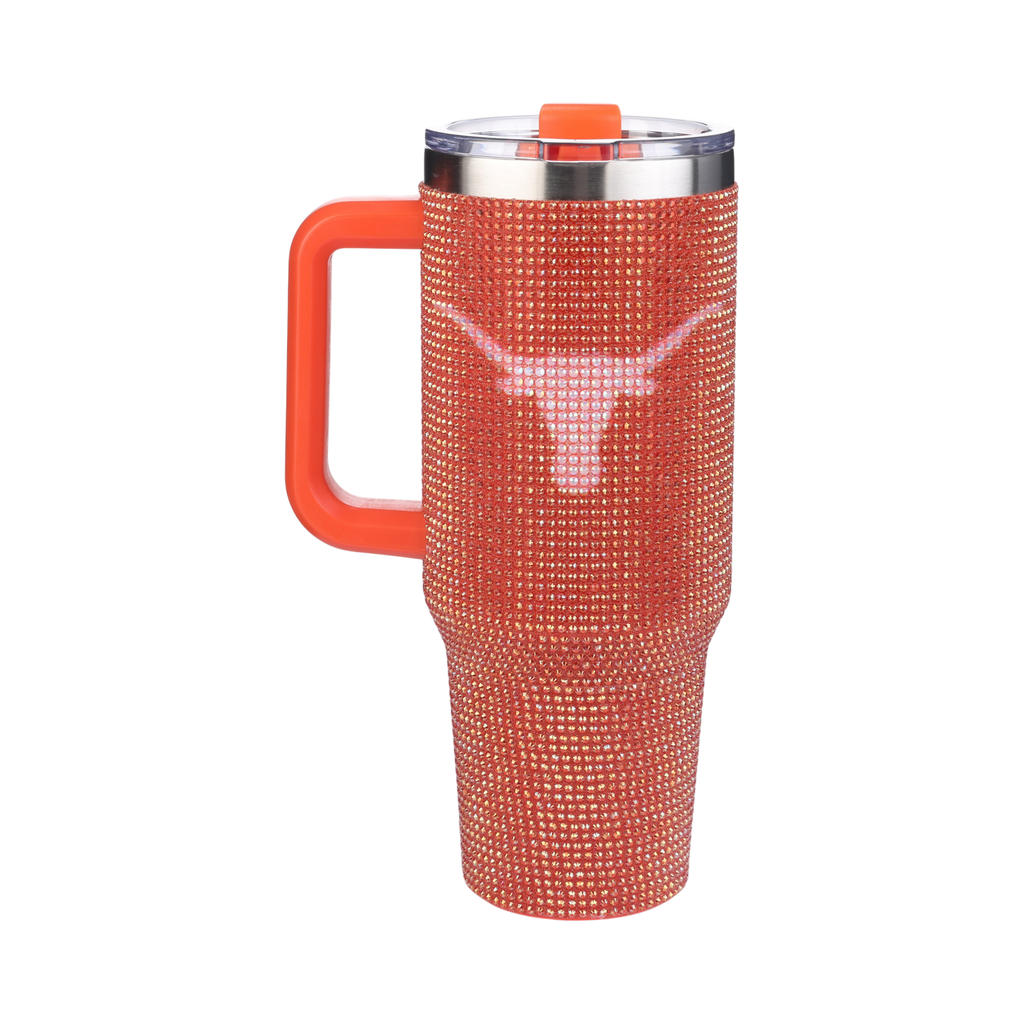 40oz TC Bling Game Tumbler w/ Vintage logo I |  University Of Texas