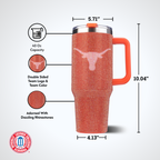 40oz TC Bling Game Tumbler w/ Vintage logo I |  University Of Texas
