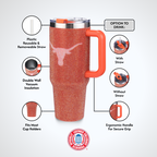 40oz TC Bling Game Tumbler w/ Vintage logo I |  University Of Texas