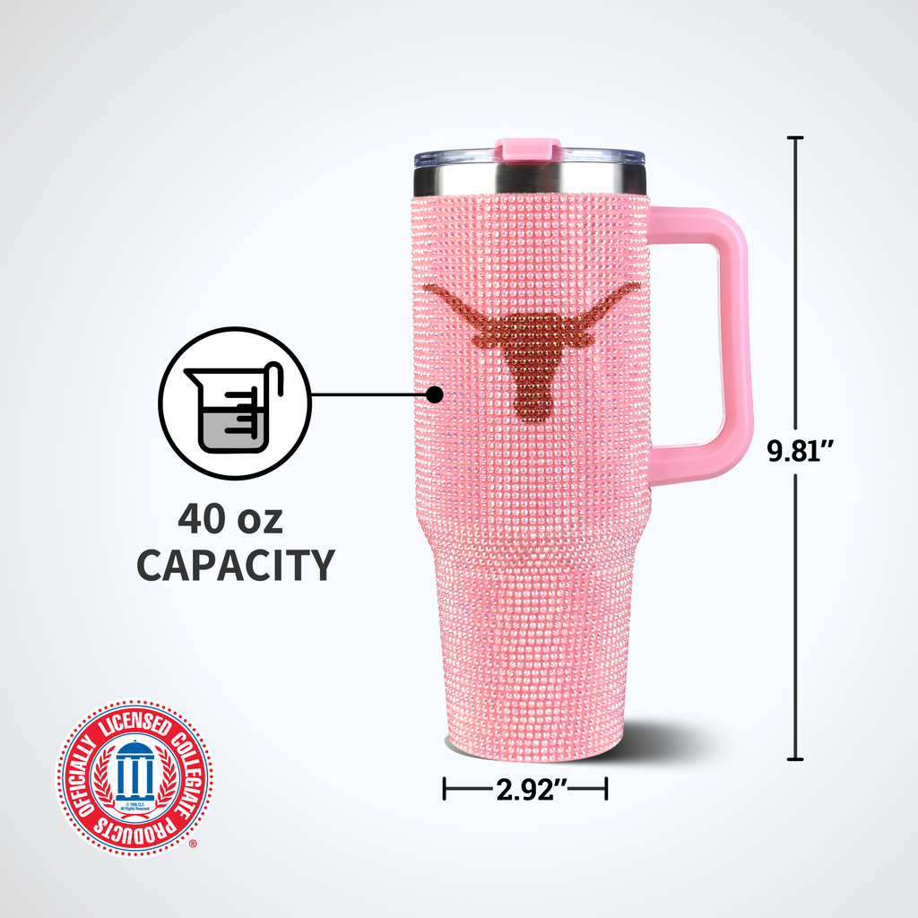 40oz Pink Bing Tumbler I |  University Of Texas