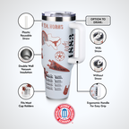 40oz Team Spirit Tumblers I |  University Of Texas