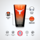 2-Pack Ombre Pint Glasses I |  University Of Texas