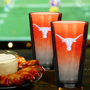 2-Pack Ombre Pint Glasses I |  University Of Texas