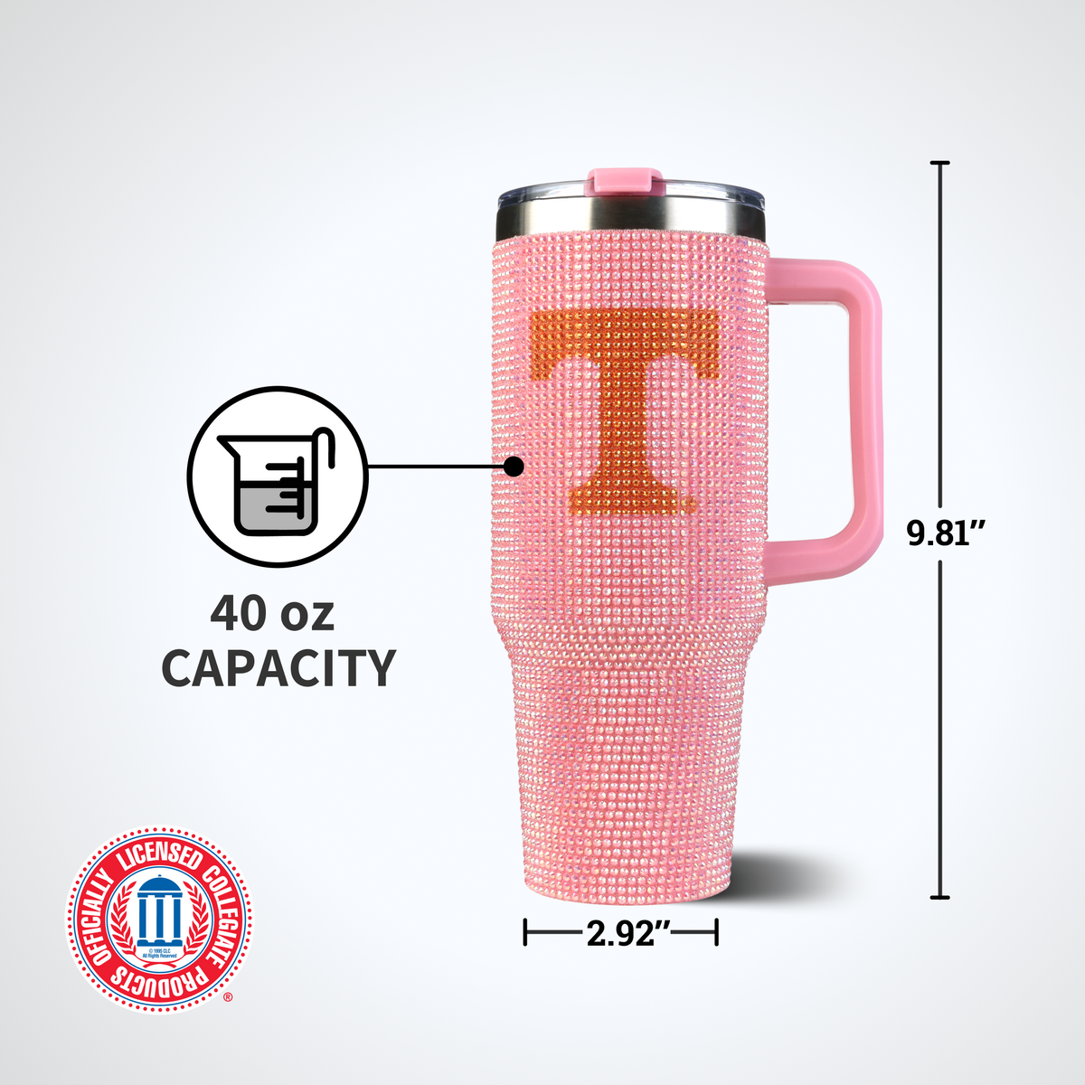 40oz Pink Bing Tumbler I |  University Of Tennessee