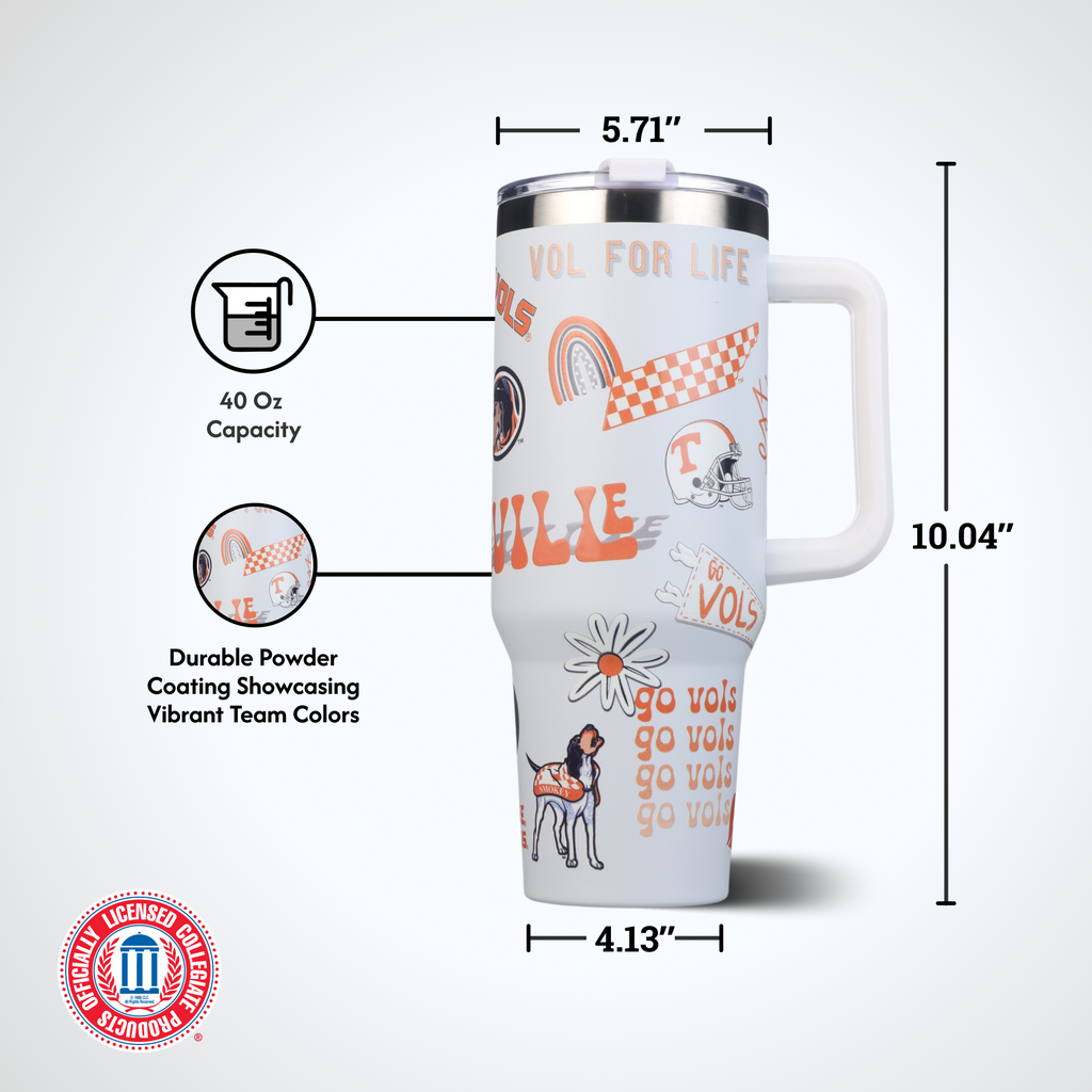 40oz Team Spirit Tumblers I |  University Of Tennessee