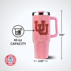 40oz Pink Bing Tumbler I |  University Of Utah