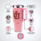 40oz Pink Bing Tumbler I |  University Of Utah