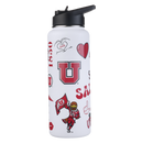 34oz Team Spirit Water Bottle I |  University Of Utah