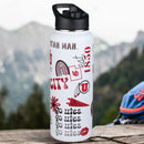 34oz Team Spirit Water Bottle I |  University Of Utah