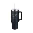40oz Black Tumbler Lazer Engraved I |  University Of Washington