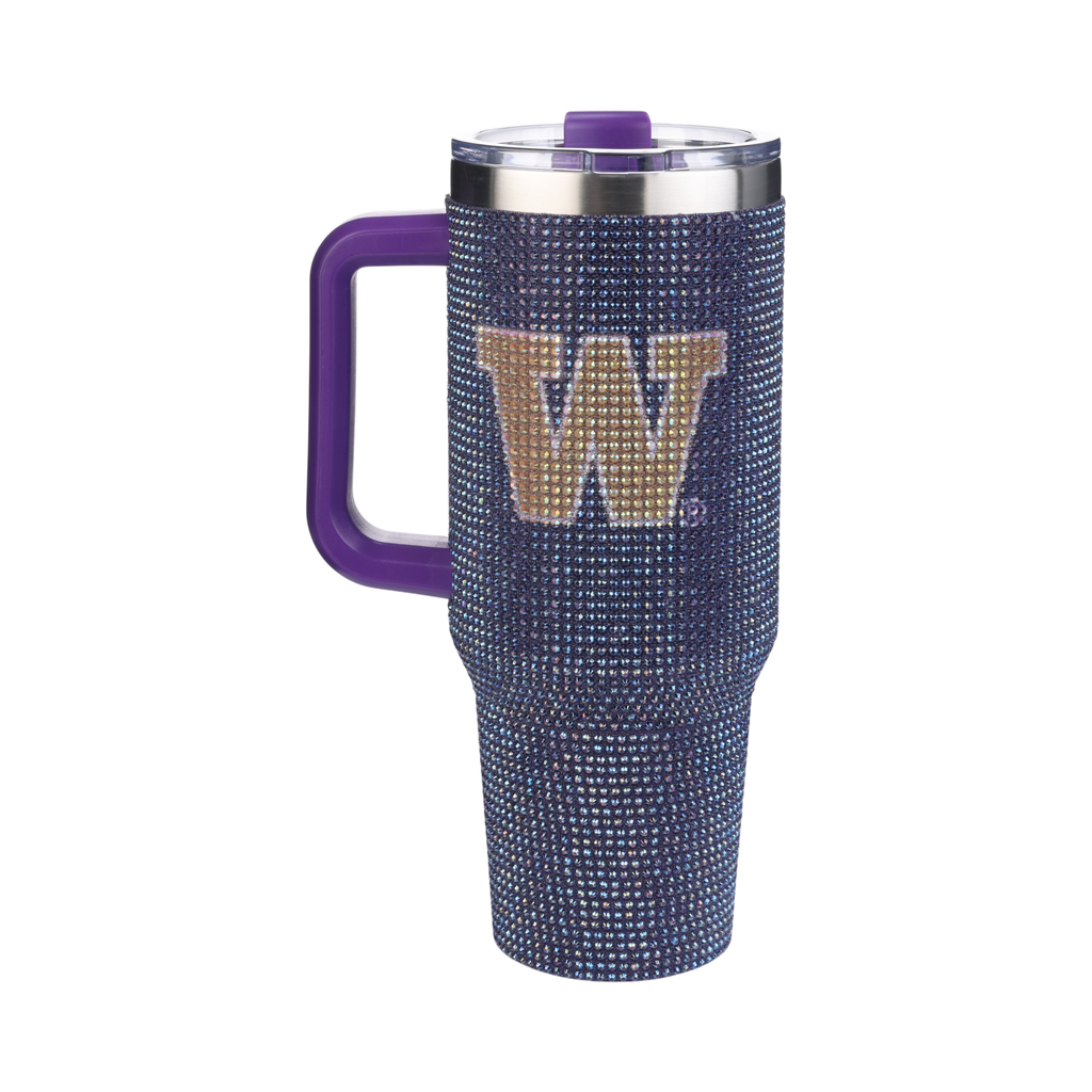 40oz TC Bling Game Tumbler w/ Vintage logo I |  University Of Washington