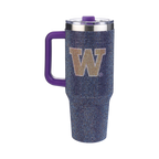 40oz TC Bling Game Tumbler w/ Vintage logo I |  University Of Washington