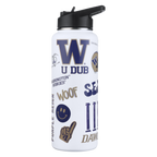 34oz Team Spirit Water Bottle I |  University Of Washington
