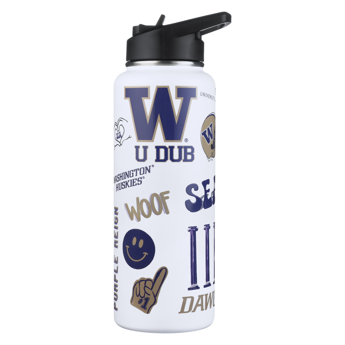 34oz Team Spirit Water Bottle I |  University Of Washington