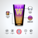 2-Pack Ombre Pint Glasses I |  University Of Washington