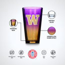 2-Pack Ombre Pint Glasses I |  University Of Washington