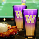 2-Pack Ombre Pint Glasses I |  University Of Washington
