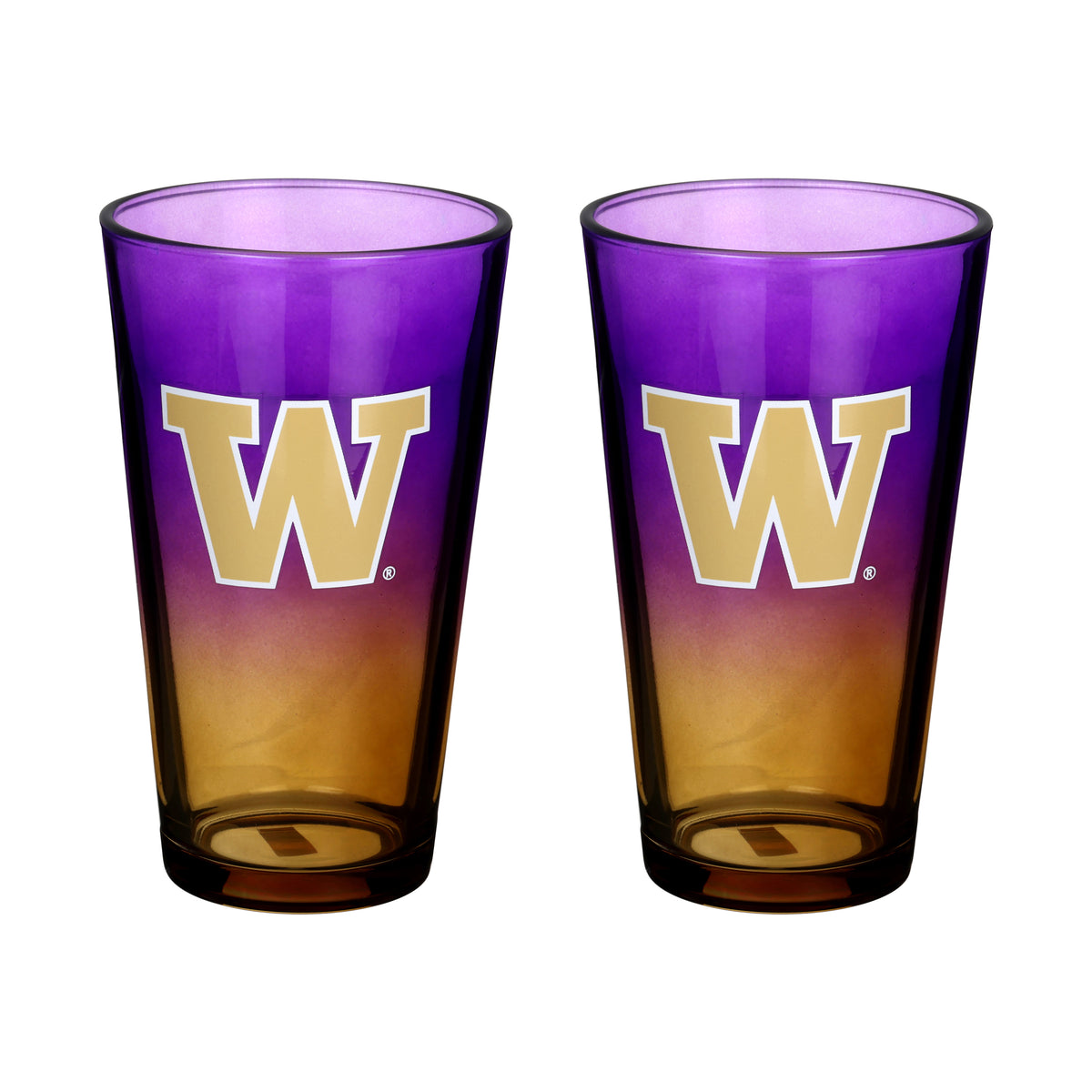 2-Pack Ombre Pint Glasses I |  University Of Washington