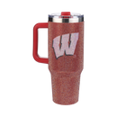 40oz TC Bling Game Tumbler w/ Vintage logo I | University Of Wisconsin