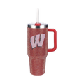 40oz TC Bling Game Tumbler w/ Vintage logo I | University Of Wisconsin