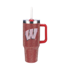 40oz TC Bling Game Tumbler w/ Vintage logo I | University Of Wisconsin
