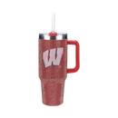 40oz TC Bling Game Tumbler w/ Vintage logo I | University Of Wisconsin