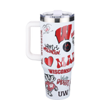 40oz Team Spirit Tumblers I |  University Of Wisconsin