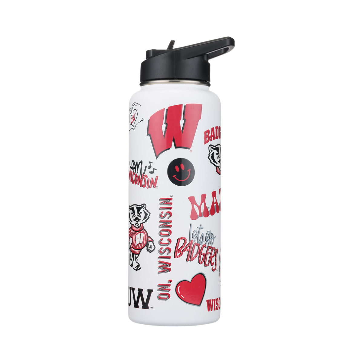 34oz Team Spirit Water Bottle I |  University Of Wisconsin