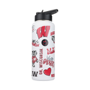 34oz Team Spirit Water Bottle I |  University Of Wisconsin