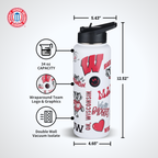 34oz Team Spirit Water Bottle I |  University Of Wisconsin