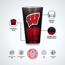 2-Pack Ombre Pint Glasses I |  University Of Wisconsin