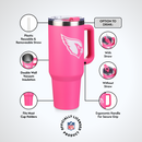 40oz Pink Game Day Tumbler I | Arizona Cardinals